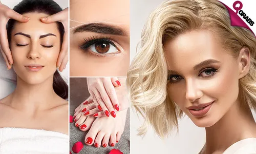 Killer Beauty Deal: Facial Scrub + Threading + Express Mani-Pedi + Hair Treatment + Haircut & Dry!